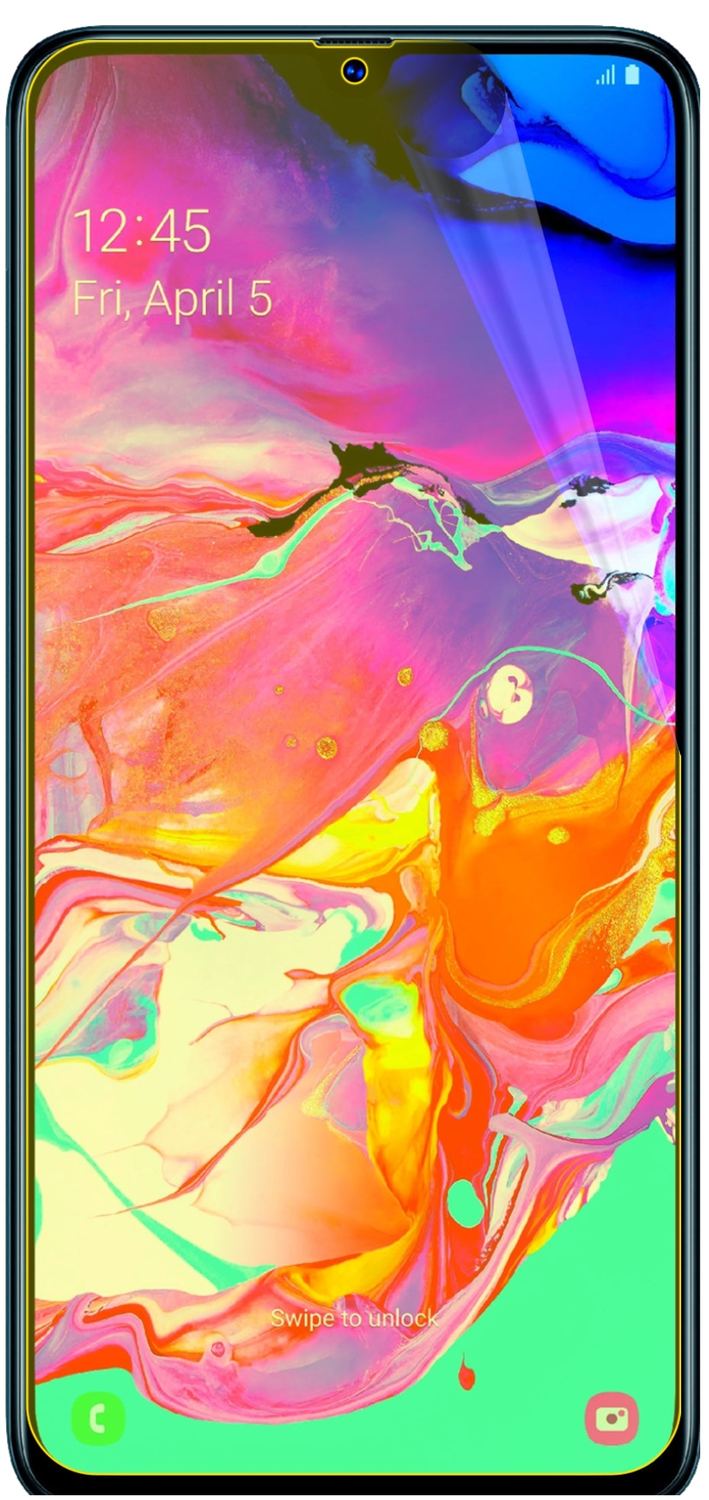 3x Screen Protector for Samsung Galaxy A70s Protective Film covers 100% Flex