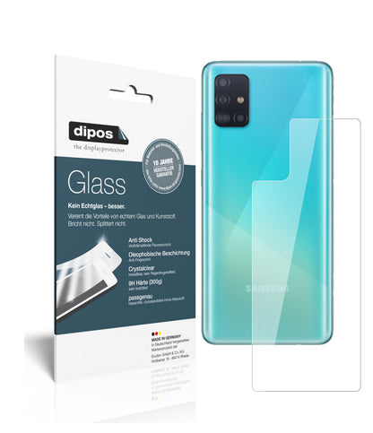 Perfekte Passform und ultimative Qualität: Unser 9H Panzerglas bietet Schutz für Samsung-Galaxy A71 Rückseite