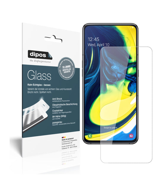 Perfekte Passform und ultimative Qualität: Unser 9H Panzerglas bietet Schutz für Samsung-Galaxy A80