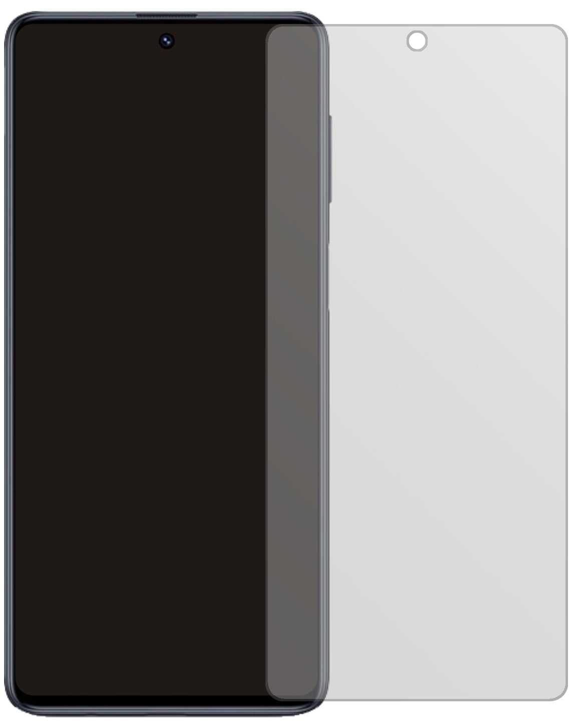2x Schutzfolie matt für Samsung Galaxy F62 Display-Schutzfolie