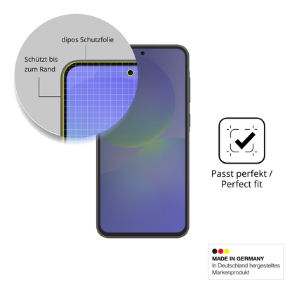 Schutz gegen Kratzer auf dem Samsung Galaxy F70e Glas durch Schlüssel oder Ähnliches