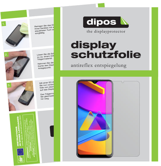1x Schutzfolie matt für Samsung Galaxy M10s Display-Schutzfolie