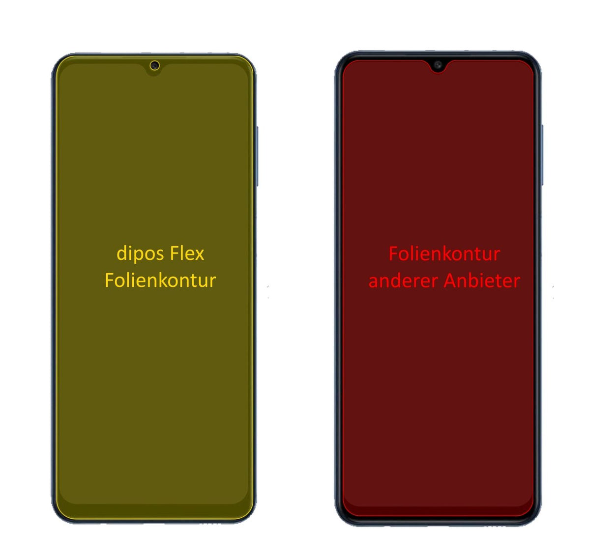 3x Screen Protector for Samsung Galaxy M12 Protective Film covers 100% dipos