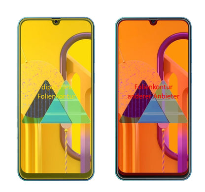 3x Screen Protector for Samsung Galaxy M31s Protective Film covers 100% Flex