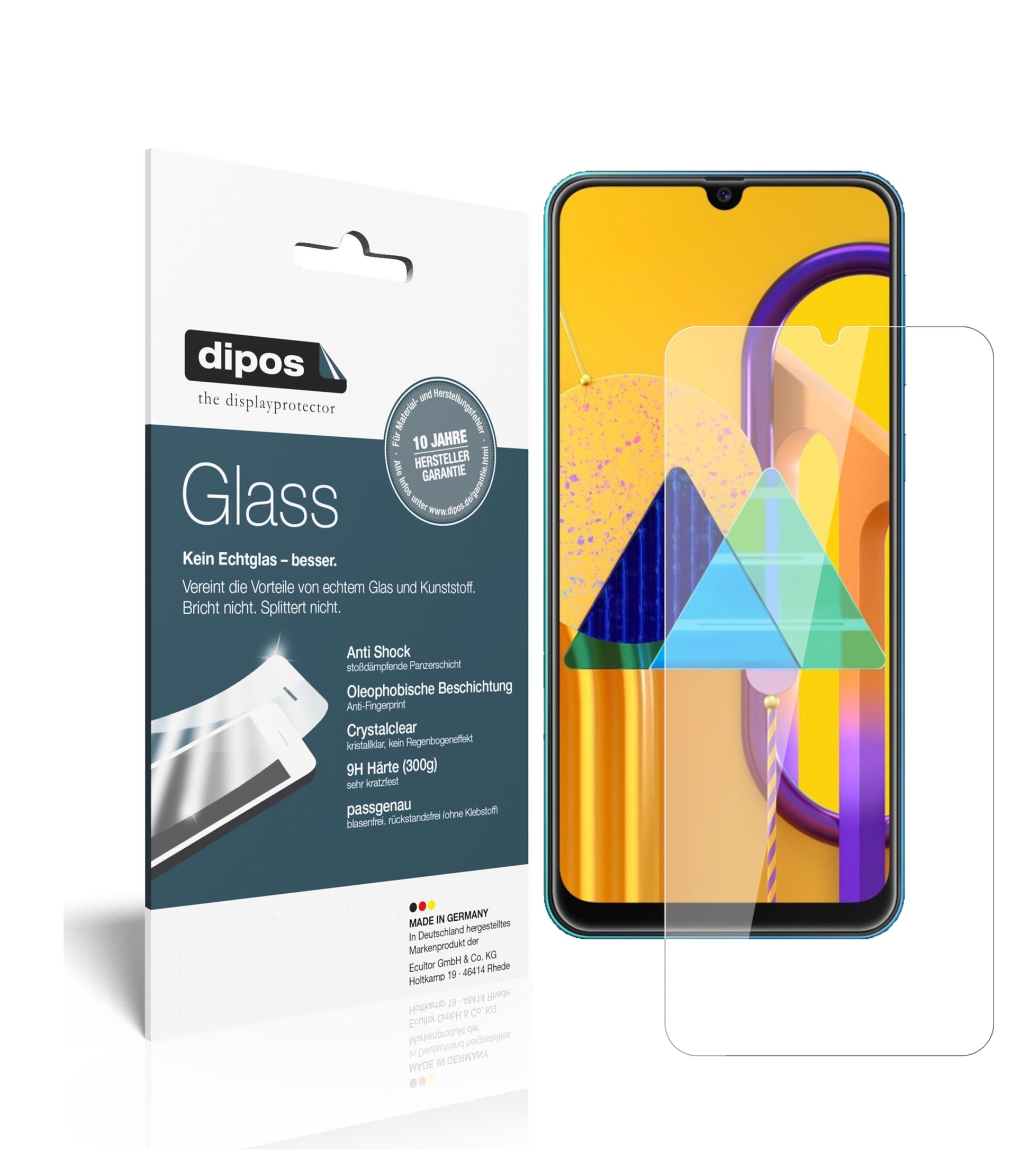 Perfekte Passform und ultimative Qualität: Unser 9H Panzerglas bietet Schutz für Samsung-Galaxy M30s