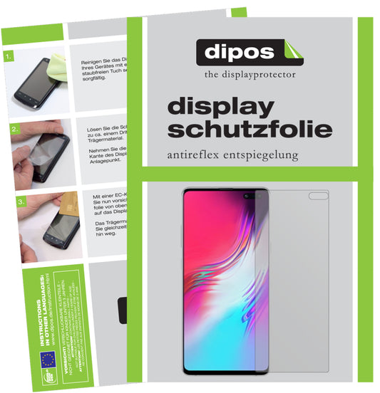 6x Schutzfolie matt für Samsung Galaxy S10 5G Display-Schutzfolie