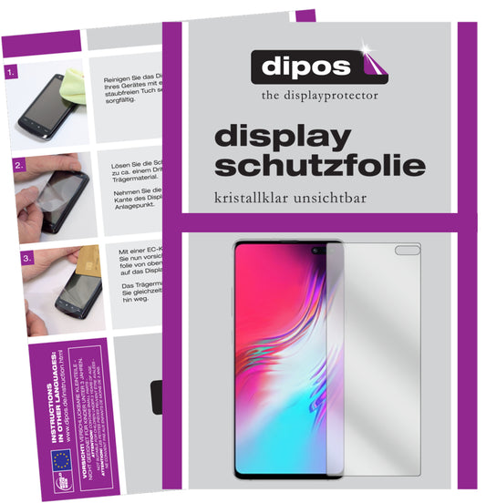 6x Schutzfolie klar für Samsung Galaxy S10 5G Display-Schutzfolie