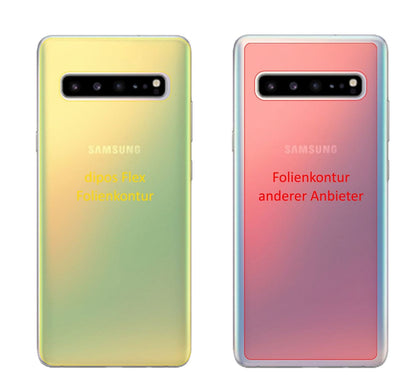 3x Full Cover Back Protector for Samsung Galaxy S10 5G – Covers Curved Edges | dipos
