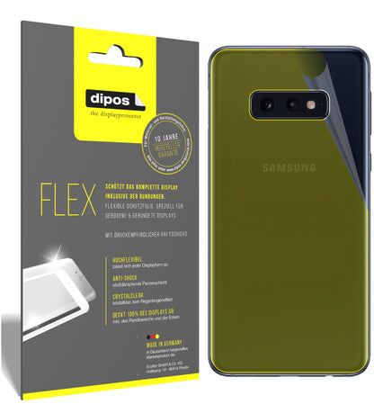 3x 3D Full Cover Schutzfolie für Samsung Galaxy S10e Rückseite