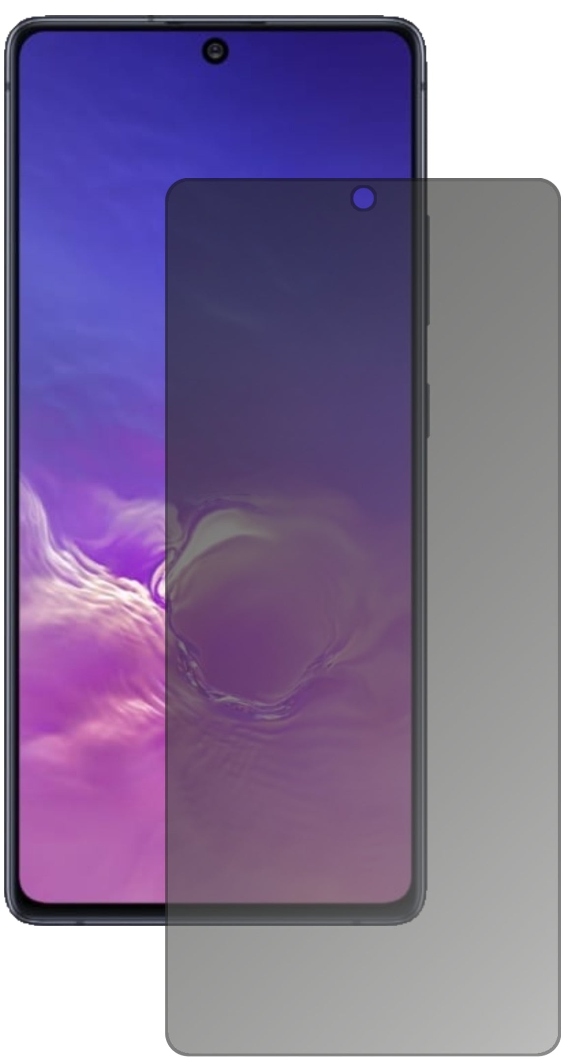 Blickschutzfolie für Samsung Galaxy S10 Lite matt Schutzfolie Privacy