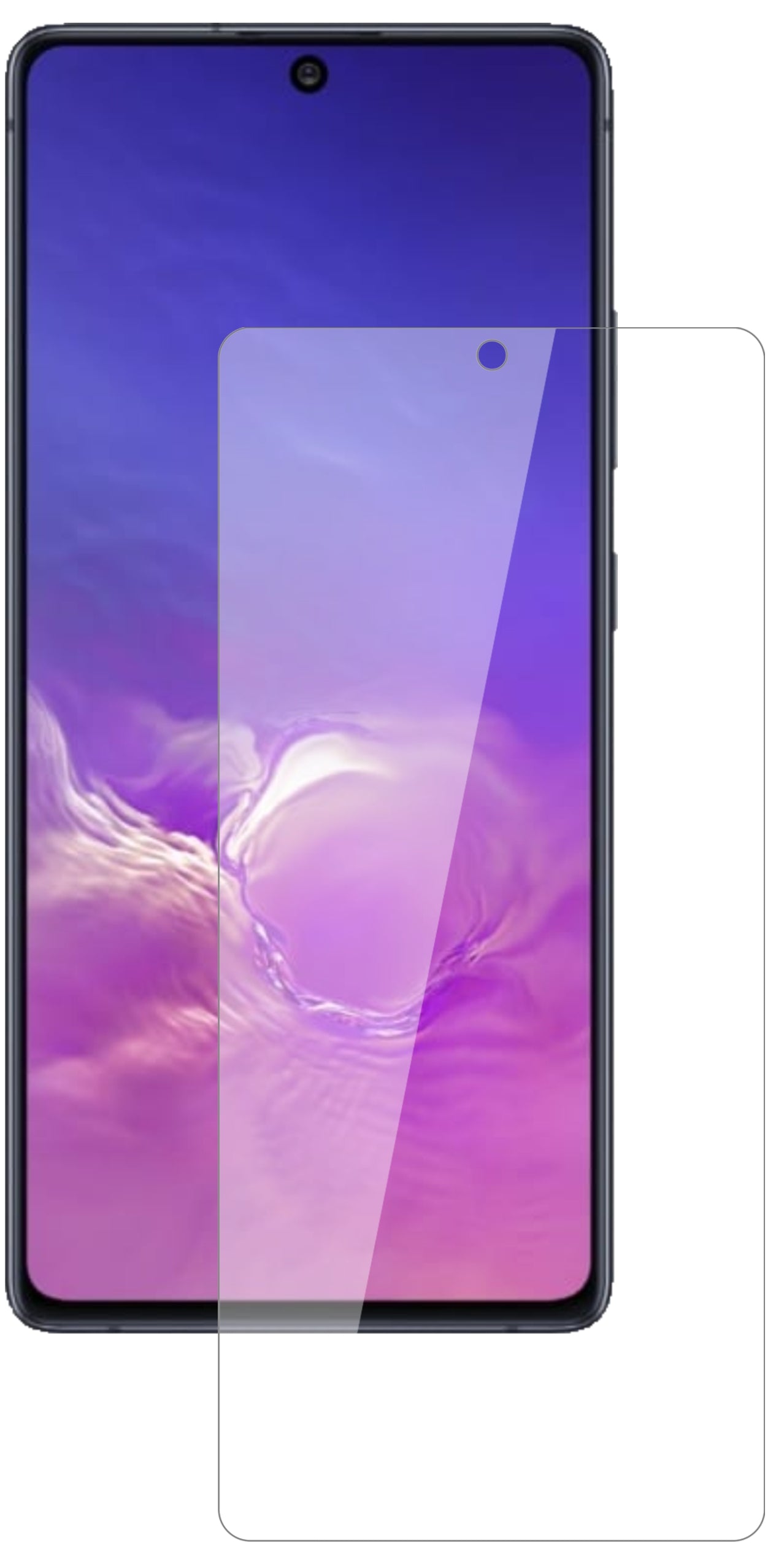 1x 9H Schutzfolie für Samsung Galaxy S10 Lite Panzerfolie