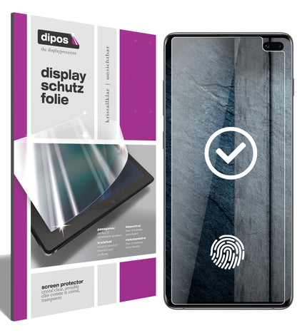 1x Schutzfolie klar für Samsung Galaxy S10 Plus Display-Schutzfolie