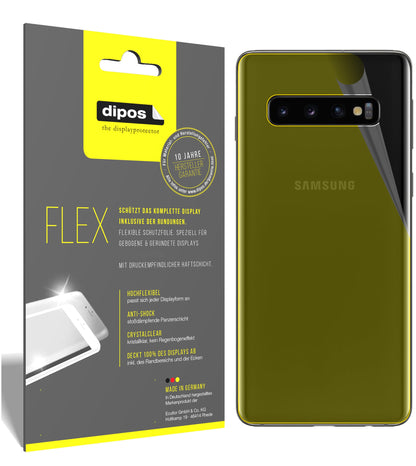 3x 3D Full Cover Schutzfolie für Samsung Galaxy S10 Rückseite
