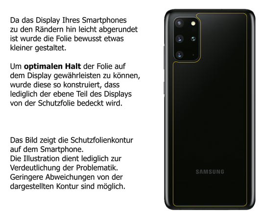 Schutzfolie mit optimaler Passform, zur Verwendung mit Hüllen geeignet
