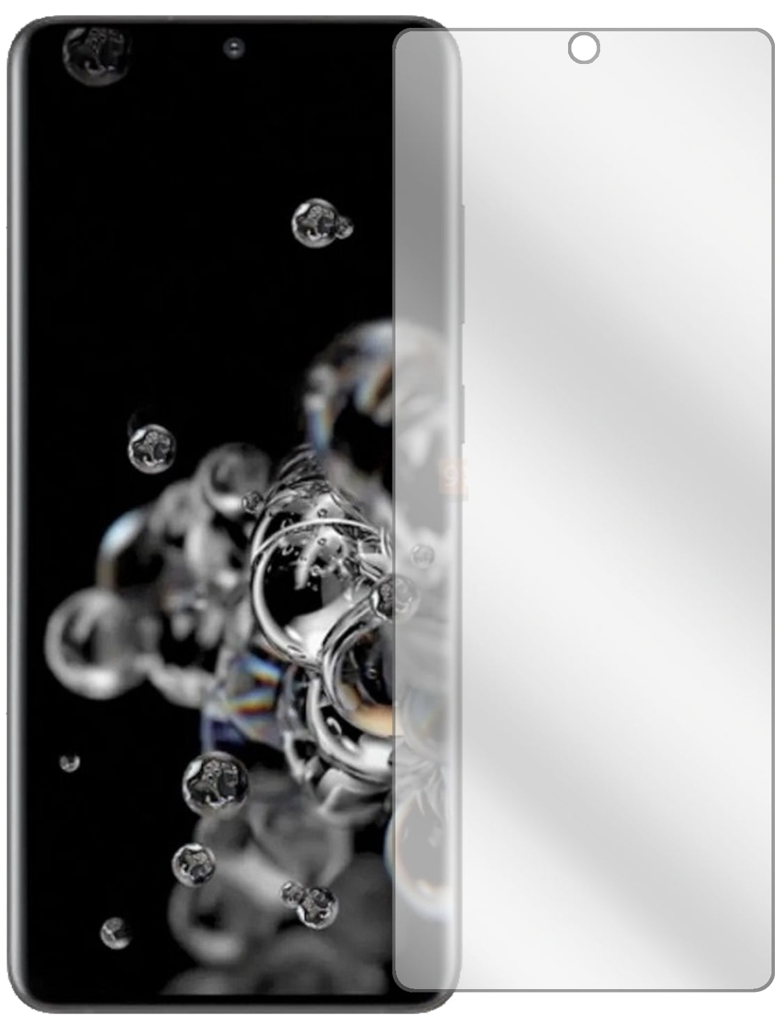 2x Schutzfolie klar für Samsung Galaxy S20 Ultra Display-Schutzfolie