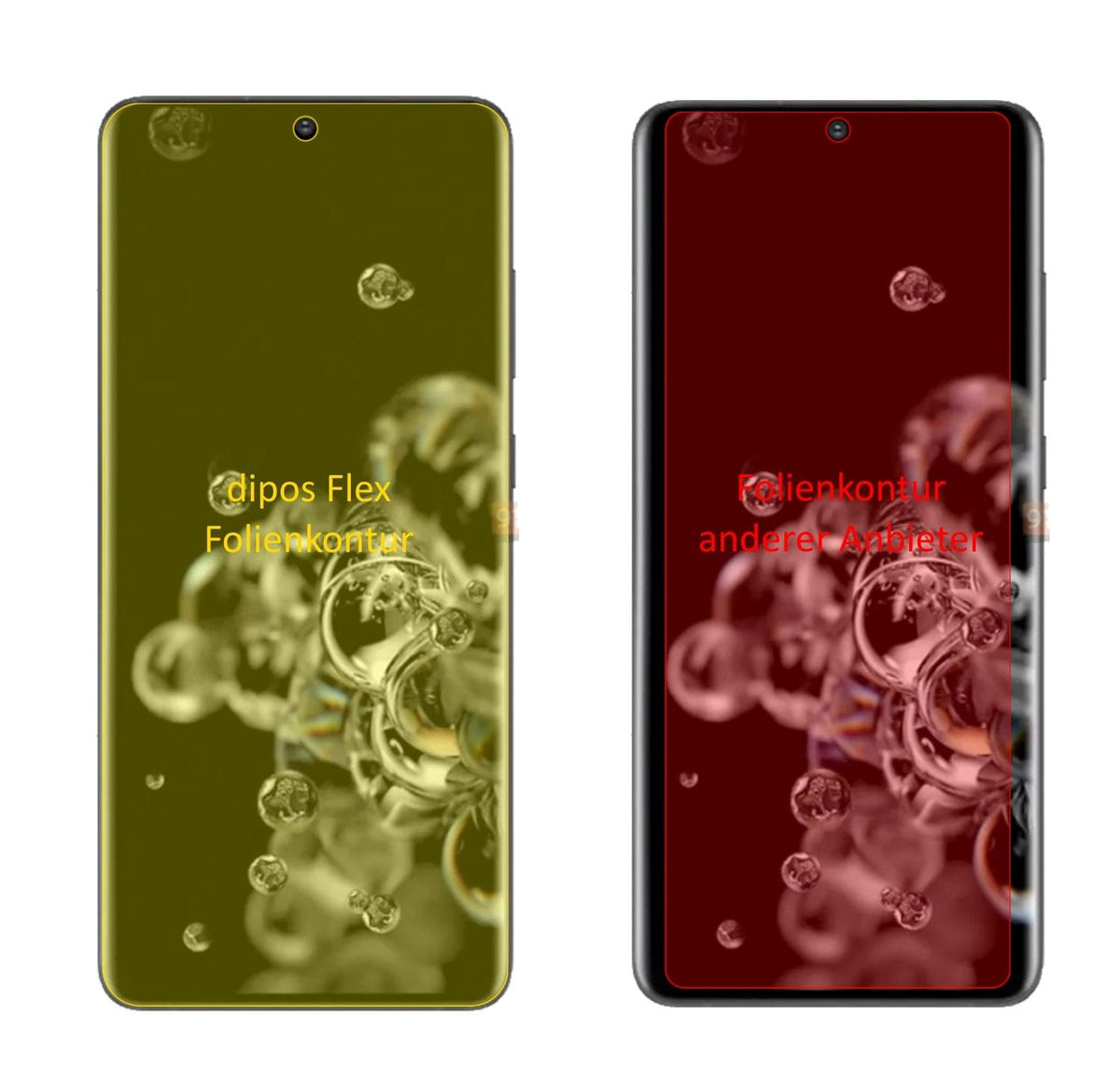 3x Screen Protector for Samsung Galaxy S20 Ultra 5G Protective Film covers 100%