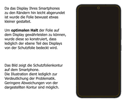 4x Schutzfolie matt für Samsung Galaxy S22 Display-Schutzfolie