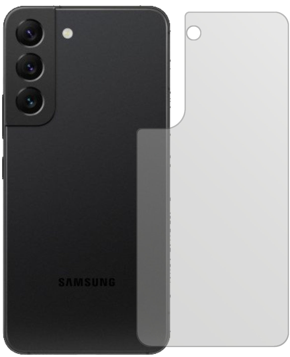 2x Screen Protector for Samsung Galaxy S22 back Protection Anti Glare dipos