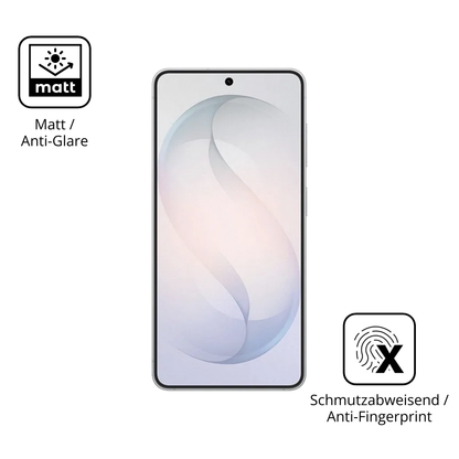 Dünne und entspiegelnde Folie passend zugeschnitten für Samsung Galaxy S26 Plus