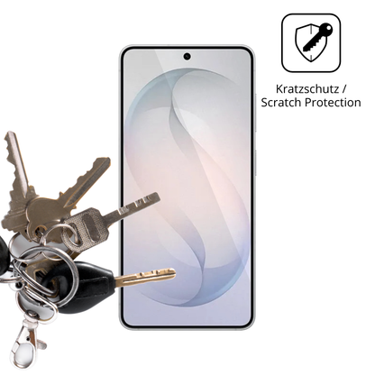 Schutz gegen Kratzer auf dem Samsung Galaxy S26 Plus Glas durch Schlüssel oder Ähnliches