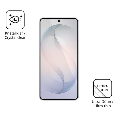 Dünne und klare Folie passend zugeschnitten für Samsung Galaxy S26 Plus