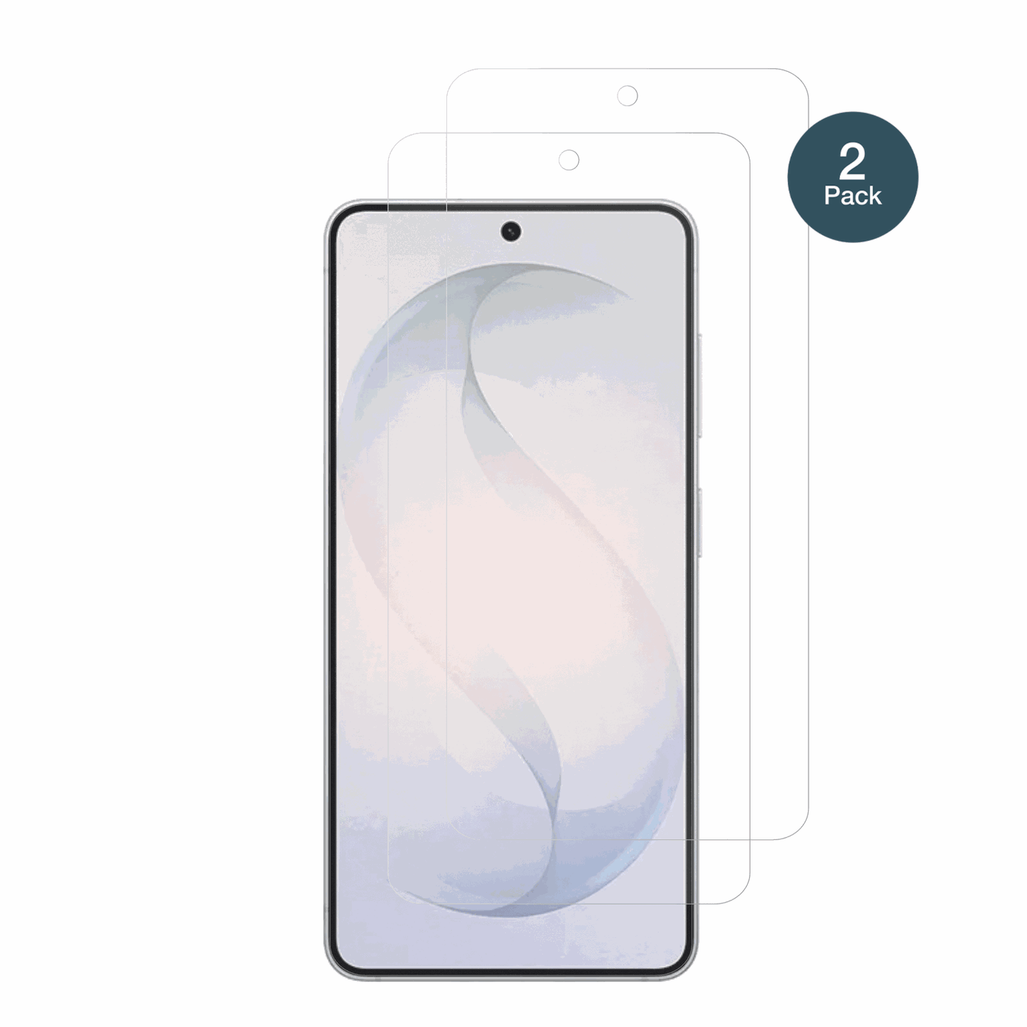SamsungGalaxy S26 mit aufgebrachter dipos Panzerfolie, die lästige Fingerabdrücke minimiert