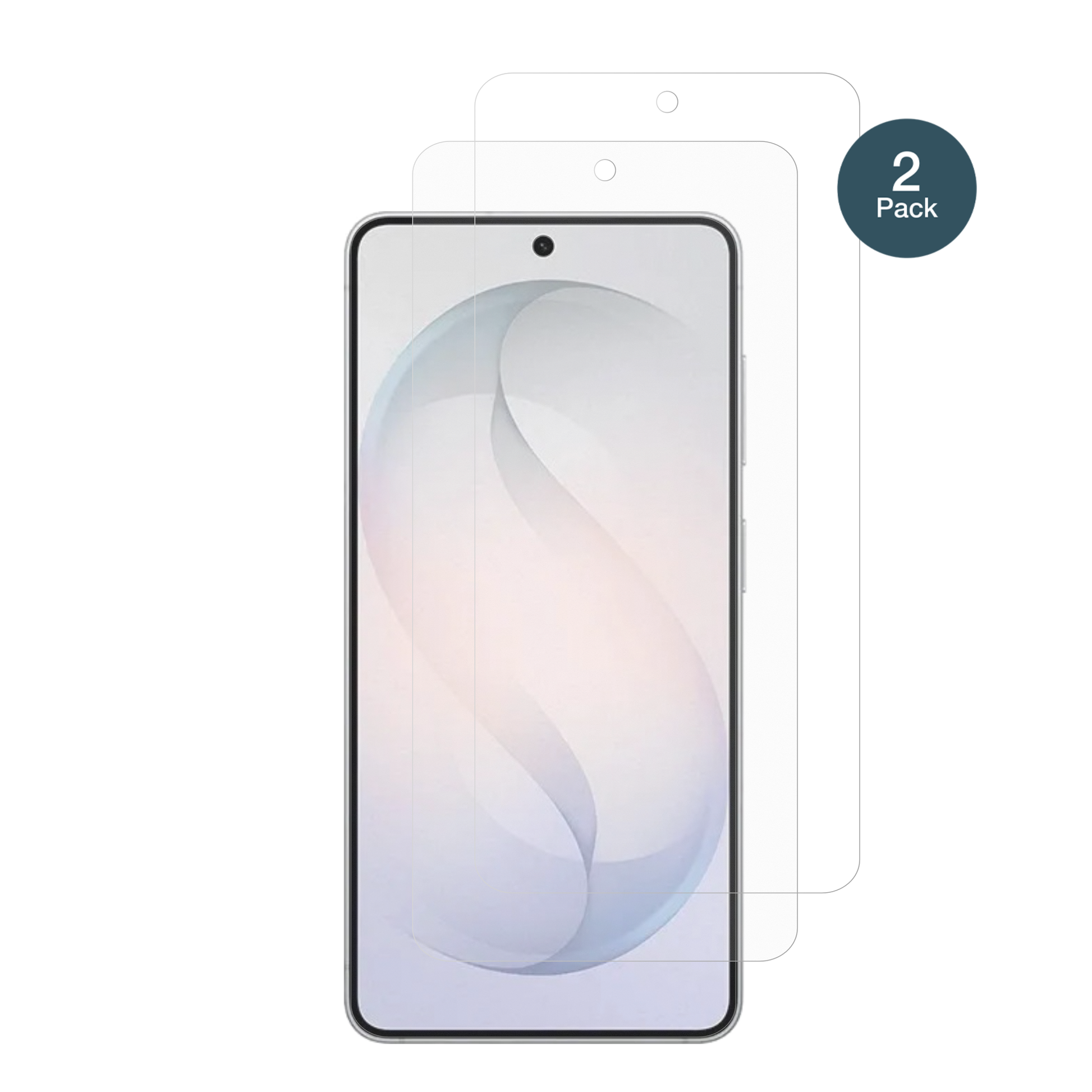 SamsungGalaxy S26 Plus mit aufgebrachter dipos Panzerfolie, die lästige Fingerabdrücke minimiert