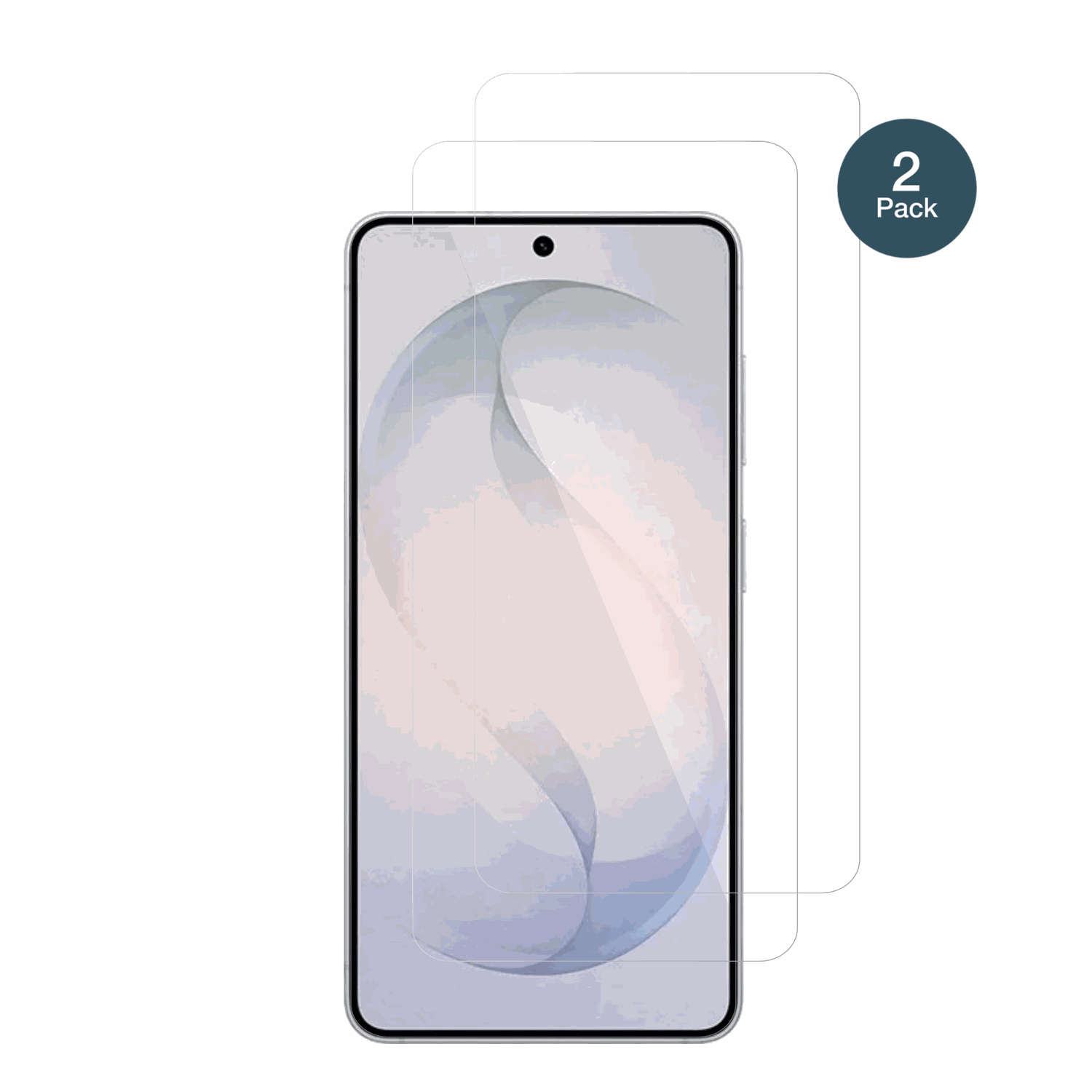 SamsungGalaxy S26 mit aufgebrachter dipos Flex Schutzfolie, glasklare Darstellung ohne Einschränkungen