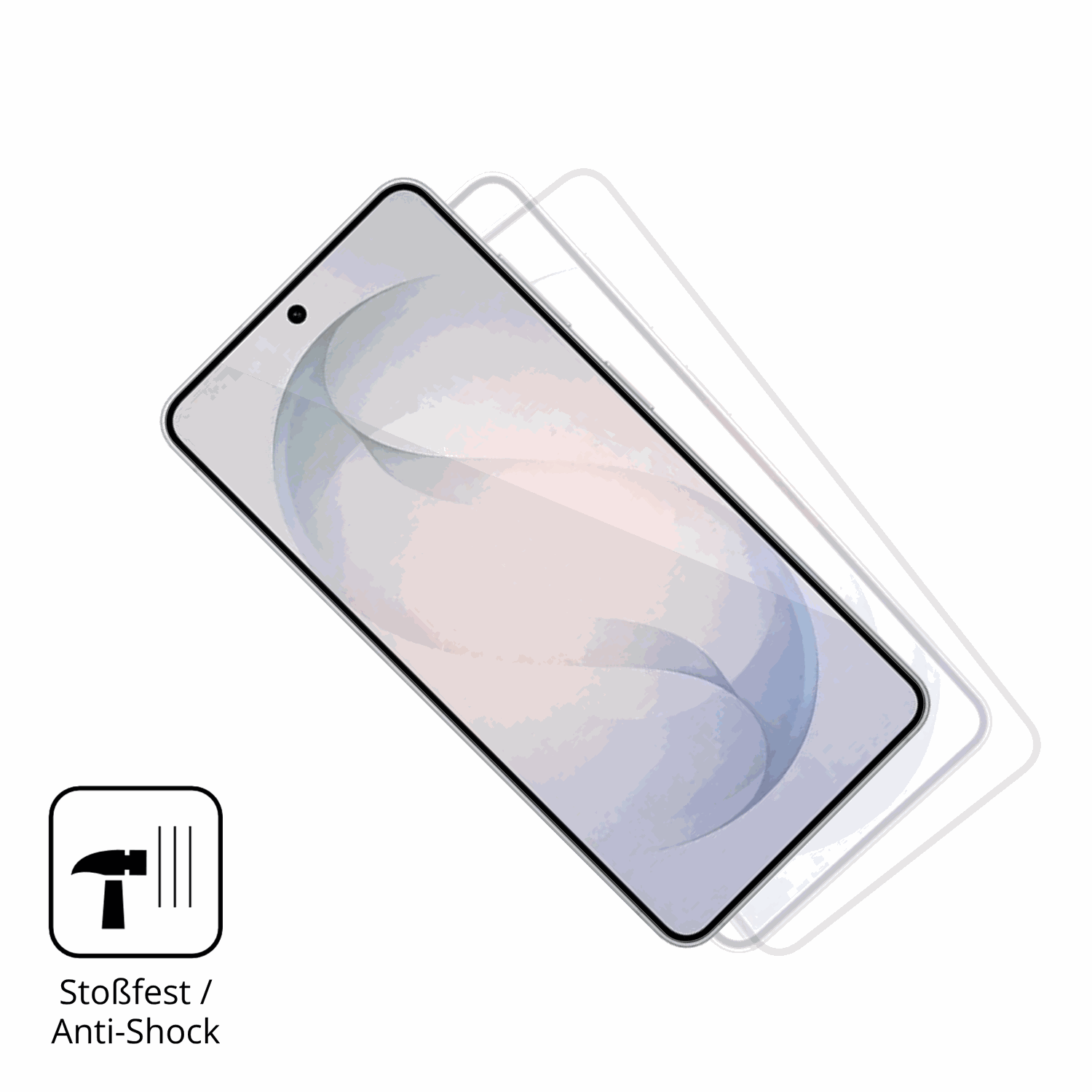 Schutz gegen Kratzer auf dem Samsung Galaxy S26 Glas durch Schlüssel, Stöße gegen die Tischkante oder Stürze