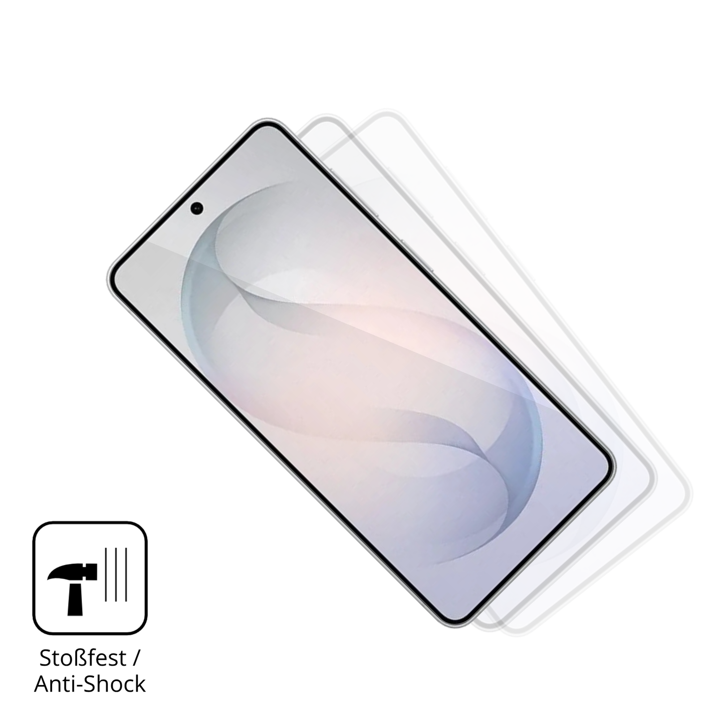 Schutz gegen Kratzer auf dem Samsung Galaxy S26 Plus Glas durch Schlüssel, Stöße gegen die Tischkante oder Stürze