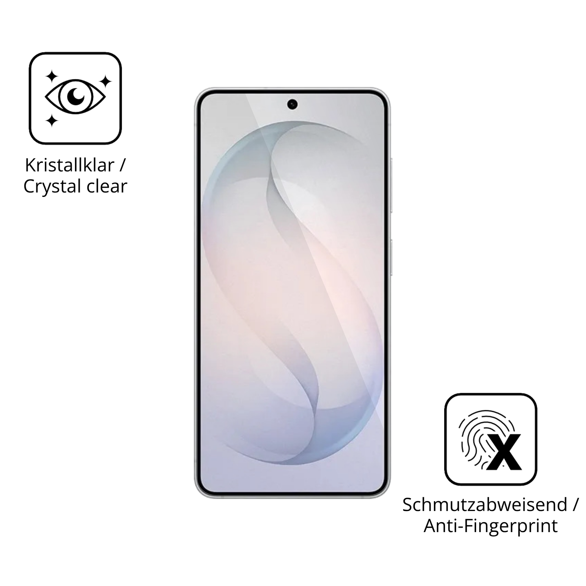 Flexible TPU-Folie passend zugeschnitten für Samsung Galaxy S26, vollständige Abdeckung