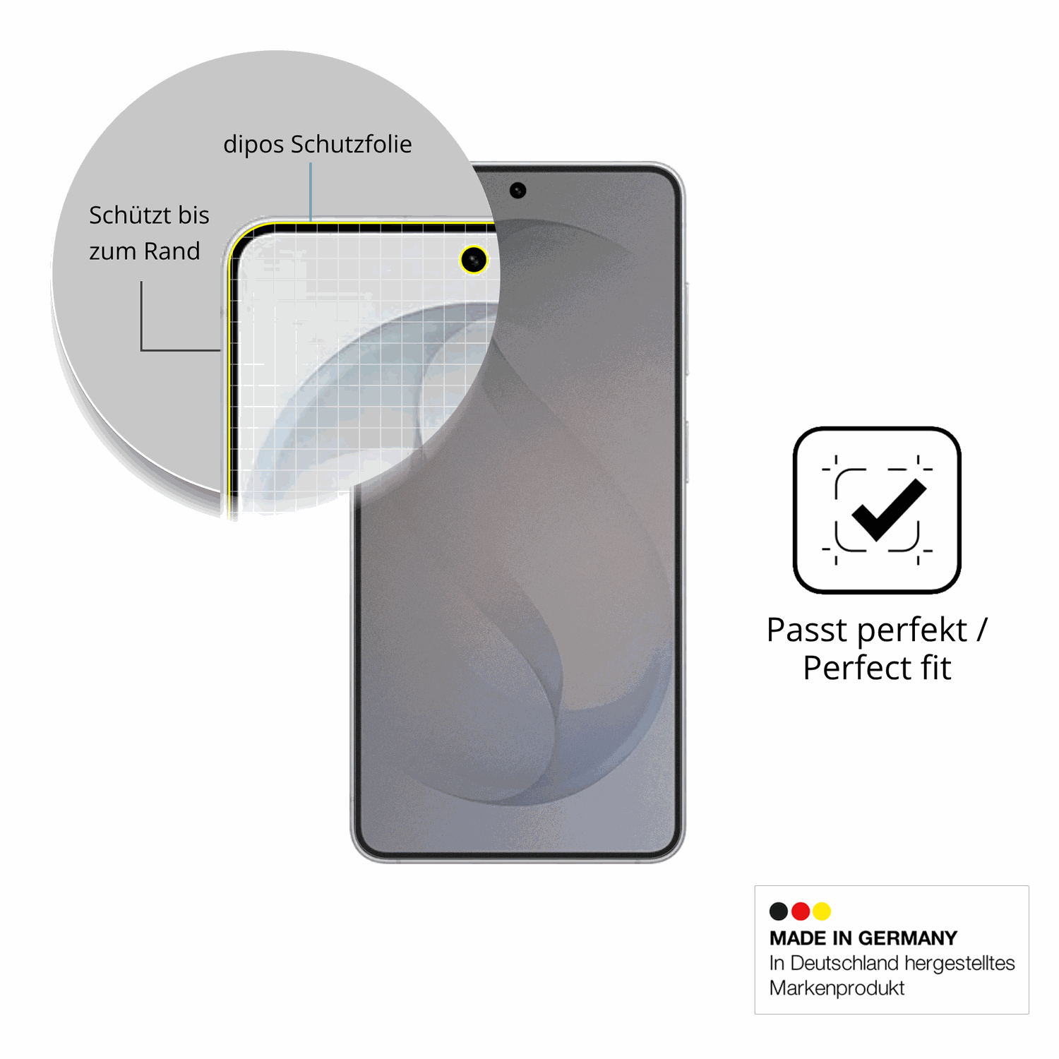 Schutz gegen Kratzer auf dem Samsung Galaxy S26 Plus Glas durch Schlüssel oder Ähnliches