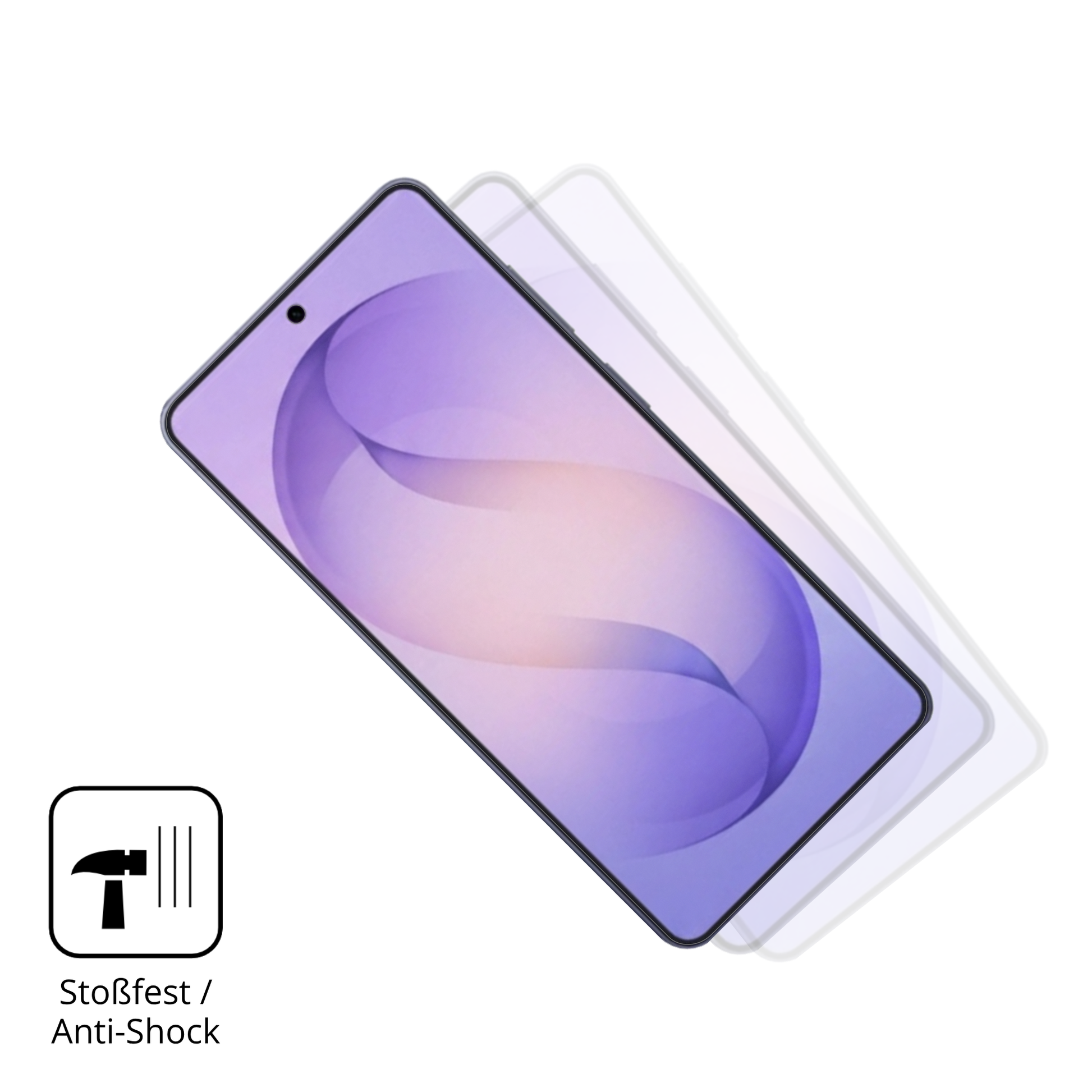 Schutz gegen Kratzer auf dem Samsung Galaxy S26 Ultra Glas durch Schlüssel, Stöße gegen die Tischkante oder Stürze