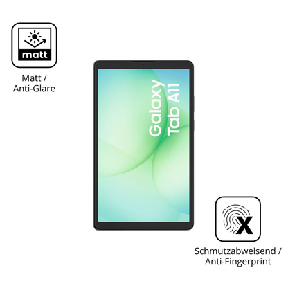 Dünne und entspiegelnde Folie passend zugeschnitten für Samsung Galaxy Tab A11