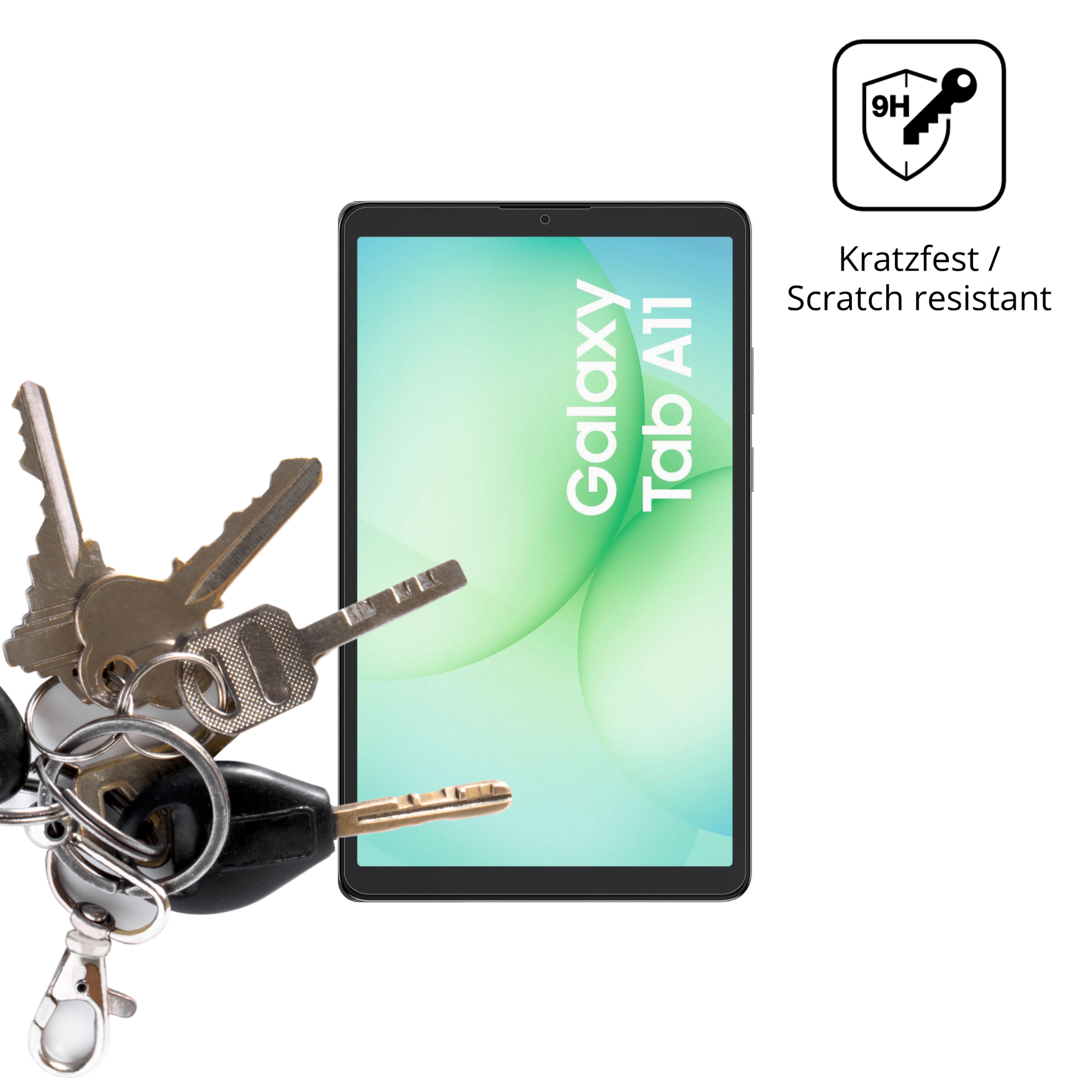 dipos Displayschutz für Samsung Galaxy Tab A11, mattierte Oberfläche, robuste Festigkeit und perfekte Passform