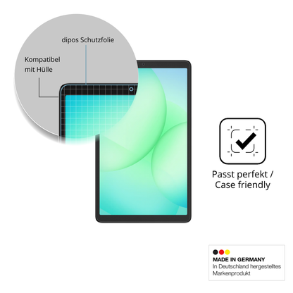 Schutzfolie mit optimaler Passform, zur Verwendung mit Hüllen geeignet
