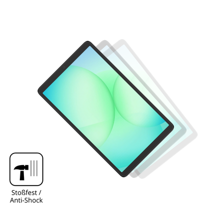 Schutz gegen Kratzer auf dem samsunggalaxy tab a11 8.7 zoll Glas durch Schlüssel, Stöße gegen die Tischkante oder Stürze
