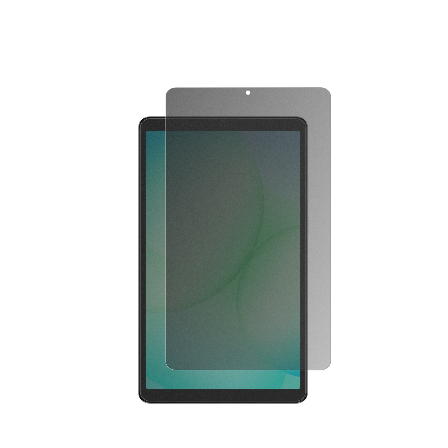 samsunggalaxy tab a11 plus mit aufgebrachtem dipos Displayschutz, der seitliche Einblicke blockiert