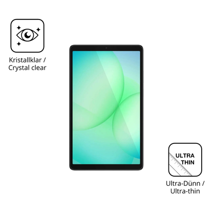 2x Schutzfolie klar für Samsung Galaxy Tab A11 Plus Display-Schutzfolie