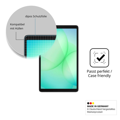 2x Schutzfolie klar für Samsung Galaxy Tab A11 Plus Display-Schutzfolie