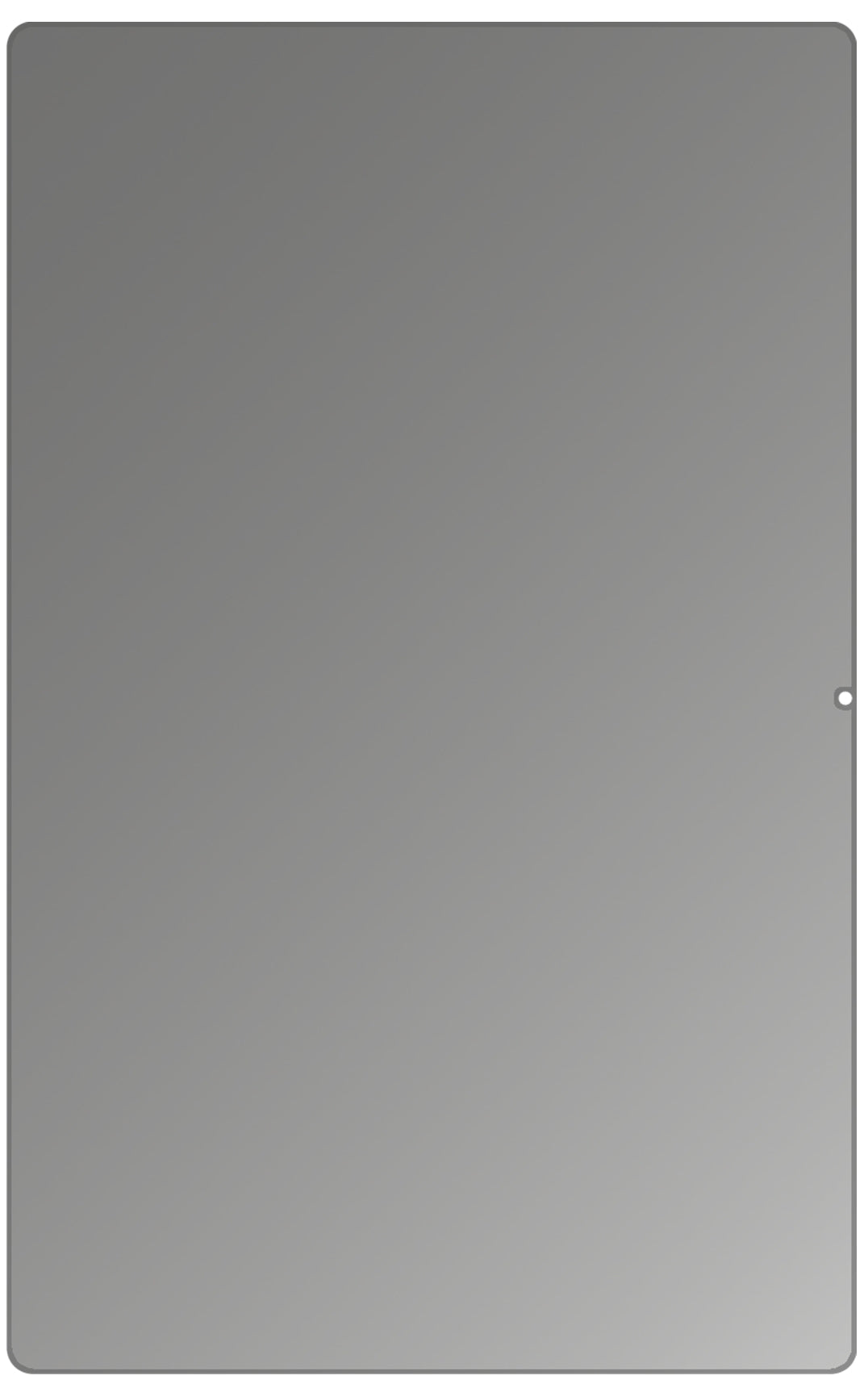 Blickschutzfolie für Samsung Galaxy Tab A8 10.5 Zoll (2021) matt Schutzfolie Privacy