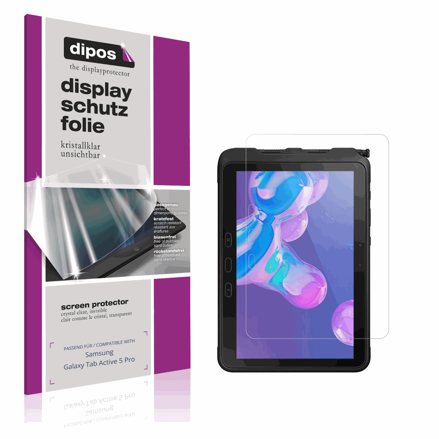 2x Screen Protector for Samsung Galaxy Tab Active5 Pro 5G Protection Crystal 