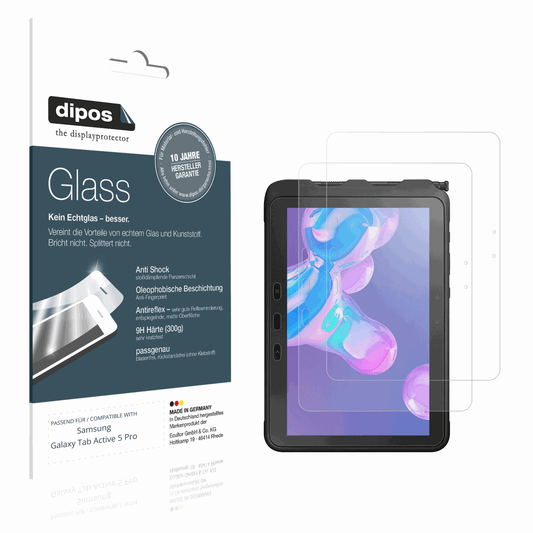 2x Screen Protector for Samsung Galaxy Tab Active5 Pro 5G matte Flexible Glass 