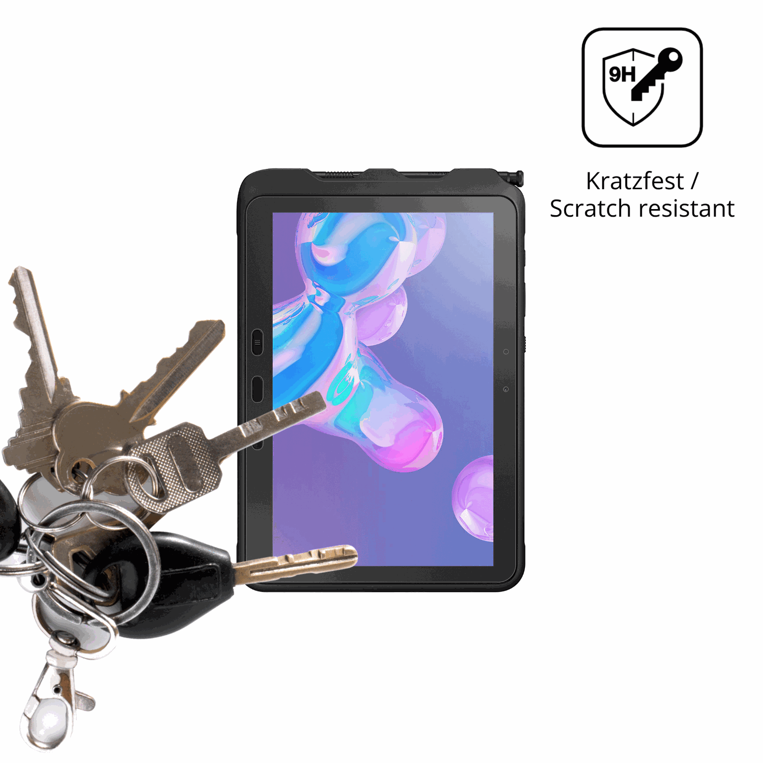 dipos Displayschutz für Samsung Galaxy Tab Active 5 Pro, mattierte Oberfläche, robuste Festigkeit und perfekte Passform