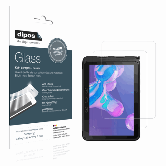2x Screen Protector for Samsung Galaxy Tab Active5 Pro 5G Flexible Glass 9H 