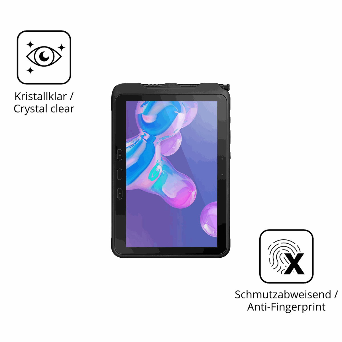 2x Screen Protector for Samsung Galaxy Tab Active5 Pro 5G Flexible Glass 9H 