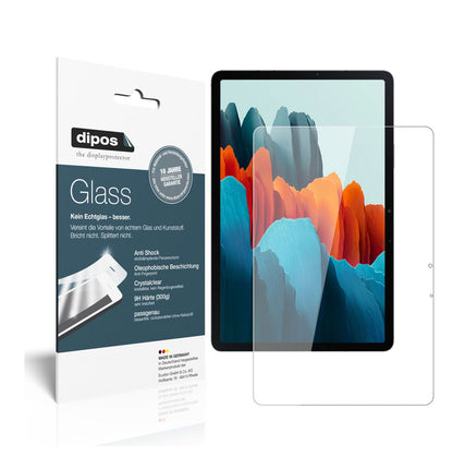 2x Screen Protector for Samsung Galaxy Tab S7 Flexible Glass 9H dipos