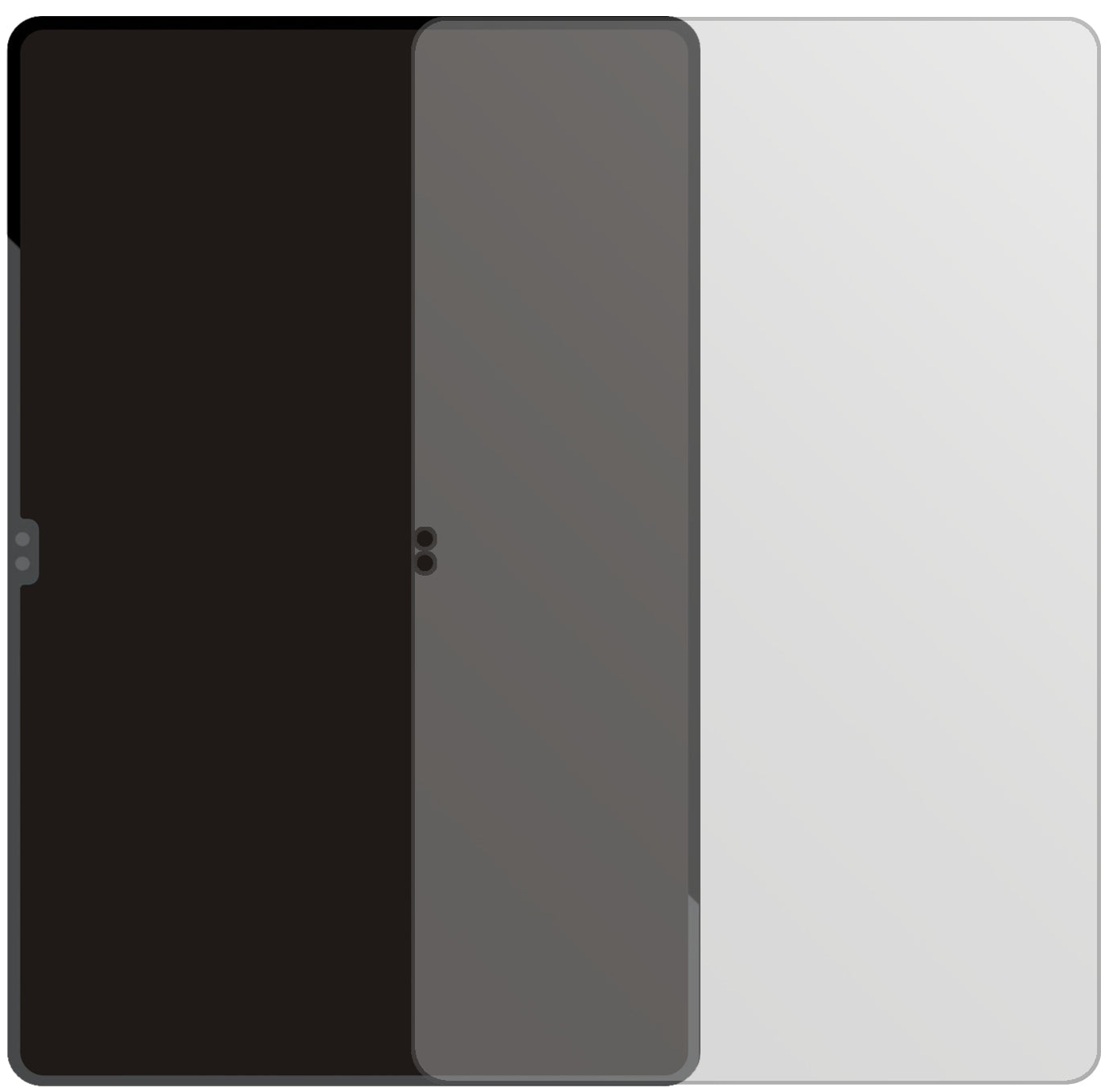 2x Schutzfolie matt für Samsung Galaxy Tab S8 Ultra Display-Schutzfolie