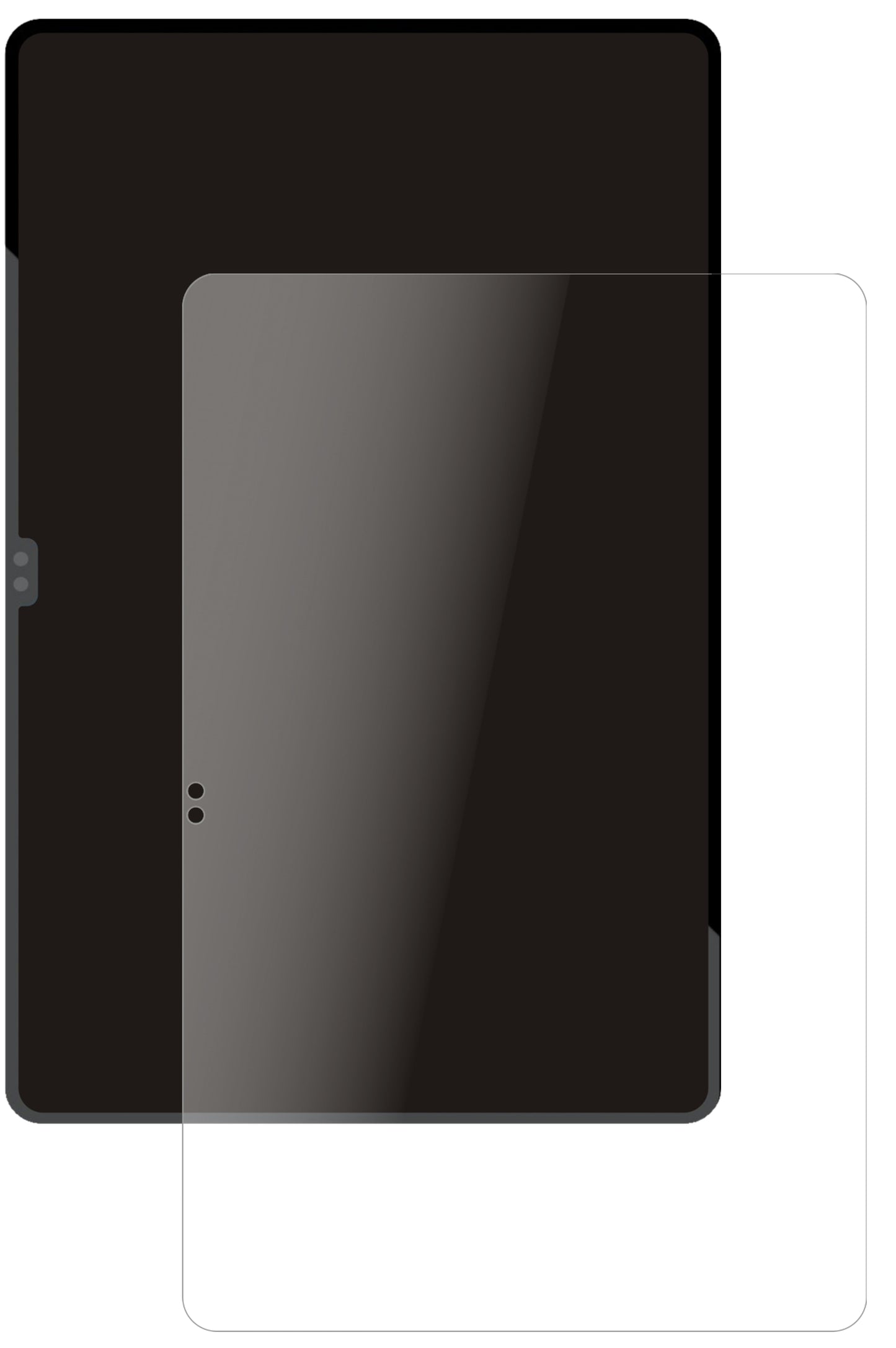 2x 9H Schutzfolie matt für Samsung Galaxy Tab S8 Ultra Panzerfolie