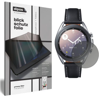 Blickschutzfolie für Samsung Galaxy Watch 3 (41mm) matt Schutzfolie Privacy